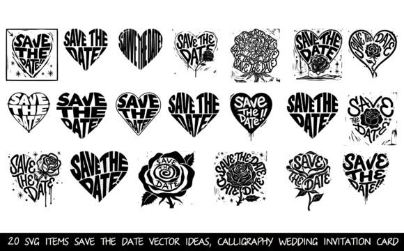 Download 20 Svg Items Save the Date Logo - Logo Collection