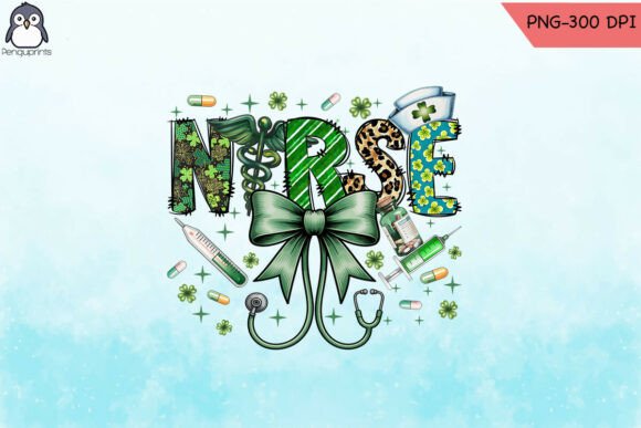 Download Chic Green-Themed Nurse Apparel PNG - Premium Bundle