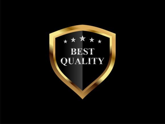 Download Golden Shield Best Quality Logo Badge - Logo Collection