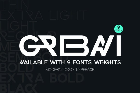 Download Grebavi | Modern Logo Typeface - Logo Collection