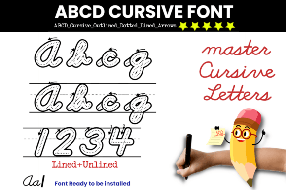 Download Cursive Handwriting Dotted - Handwriting Collection