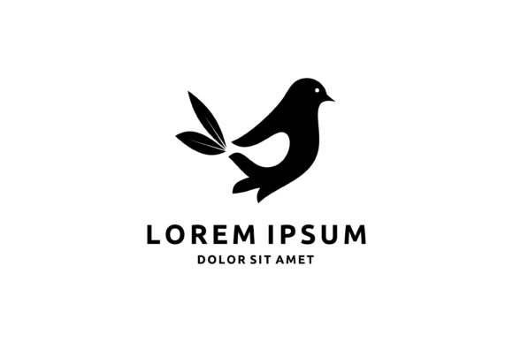 Download Hand Wings Logotype, Fingers Dove Symbol - Logo Collection