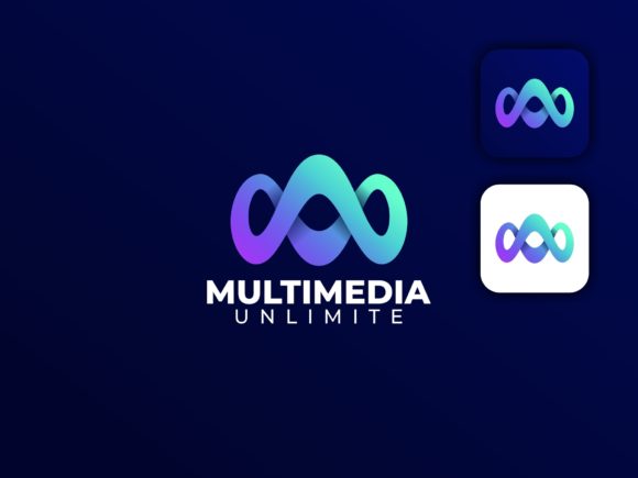 Download Multimedia Unlimited Gradient Logo - Logo Collection