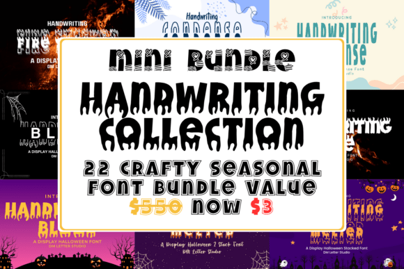 Download Handwriting Collection Font Bundle - Handwriting Collection